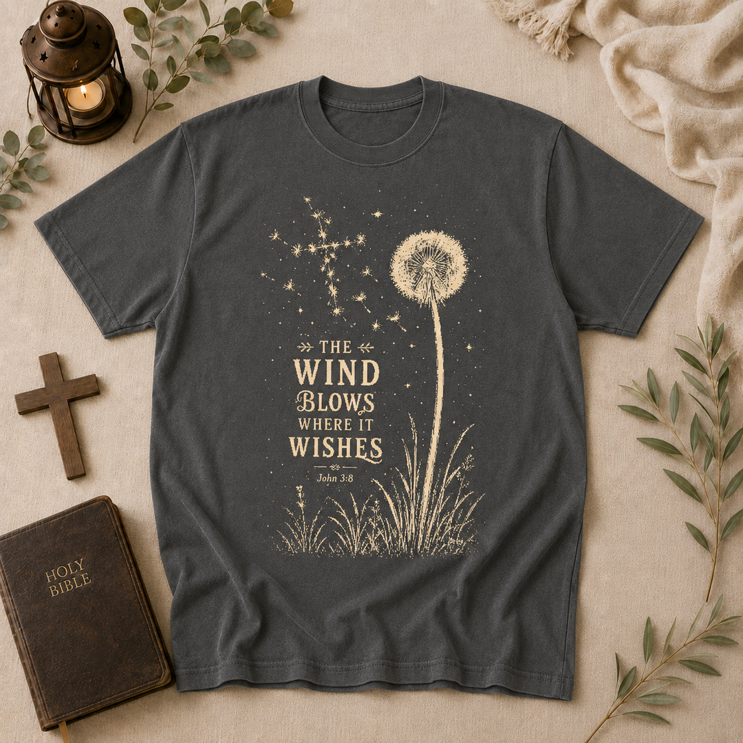 The Wind Blows Where It Wishes tee in pepper #color_pepper