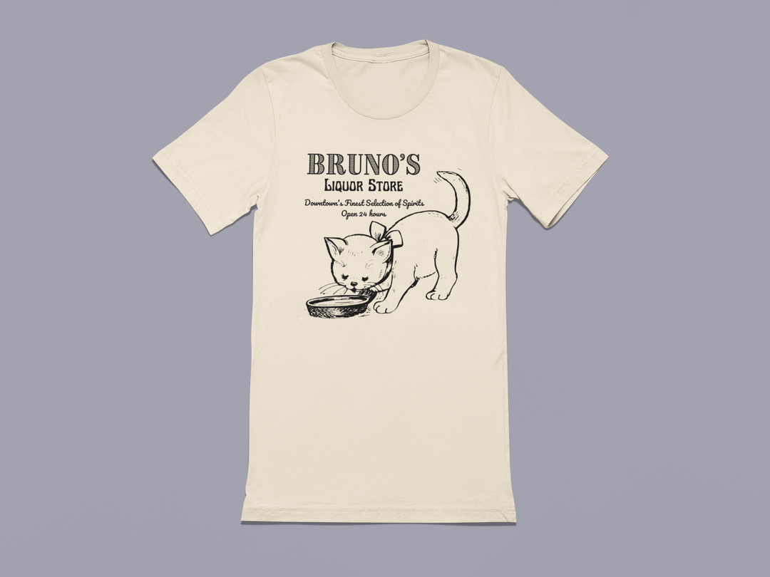 Bruno's Liquor Store Cat Graphic Tee