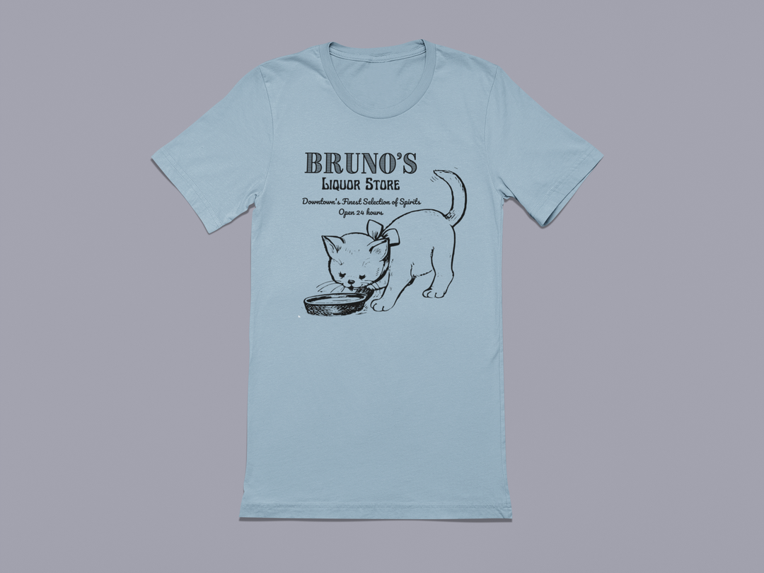 Bruno's Liquor Store Cat Graphic Tee