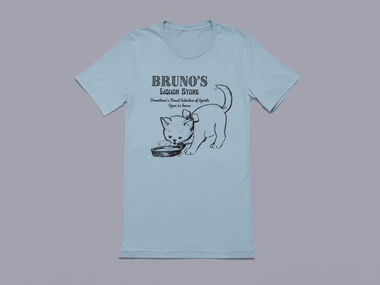 Bruno's Liquor Store Cat Graphic Tee