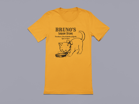 Bruno's Liquor Store Cat Graphic Tee