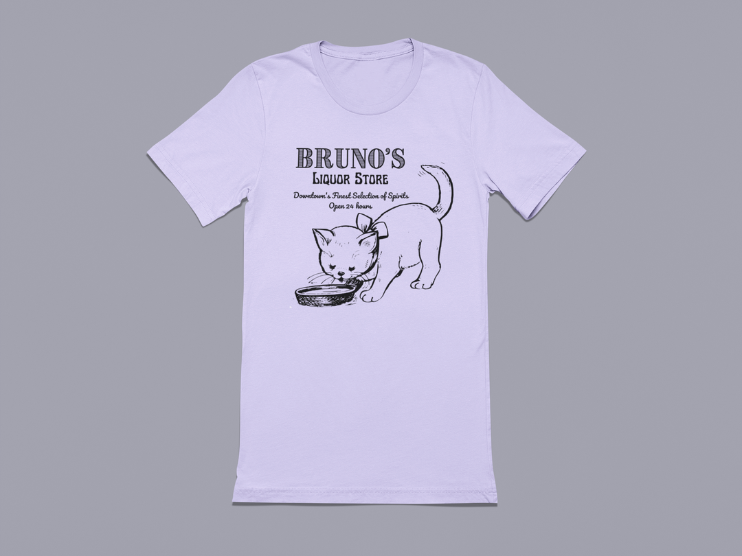 Bruno's Liquor Store Cat Graphic Tee